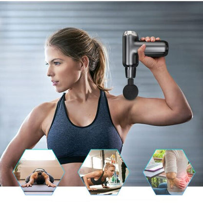 Muscle Massage Gun with 4 Heads FH-820 Adeeba's Collection