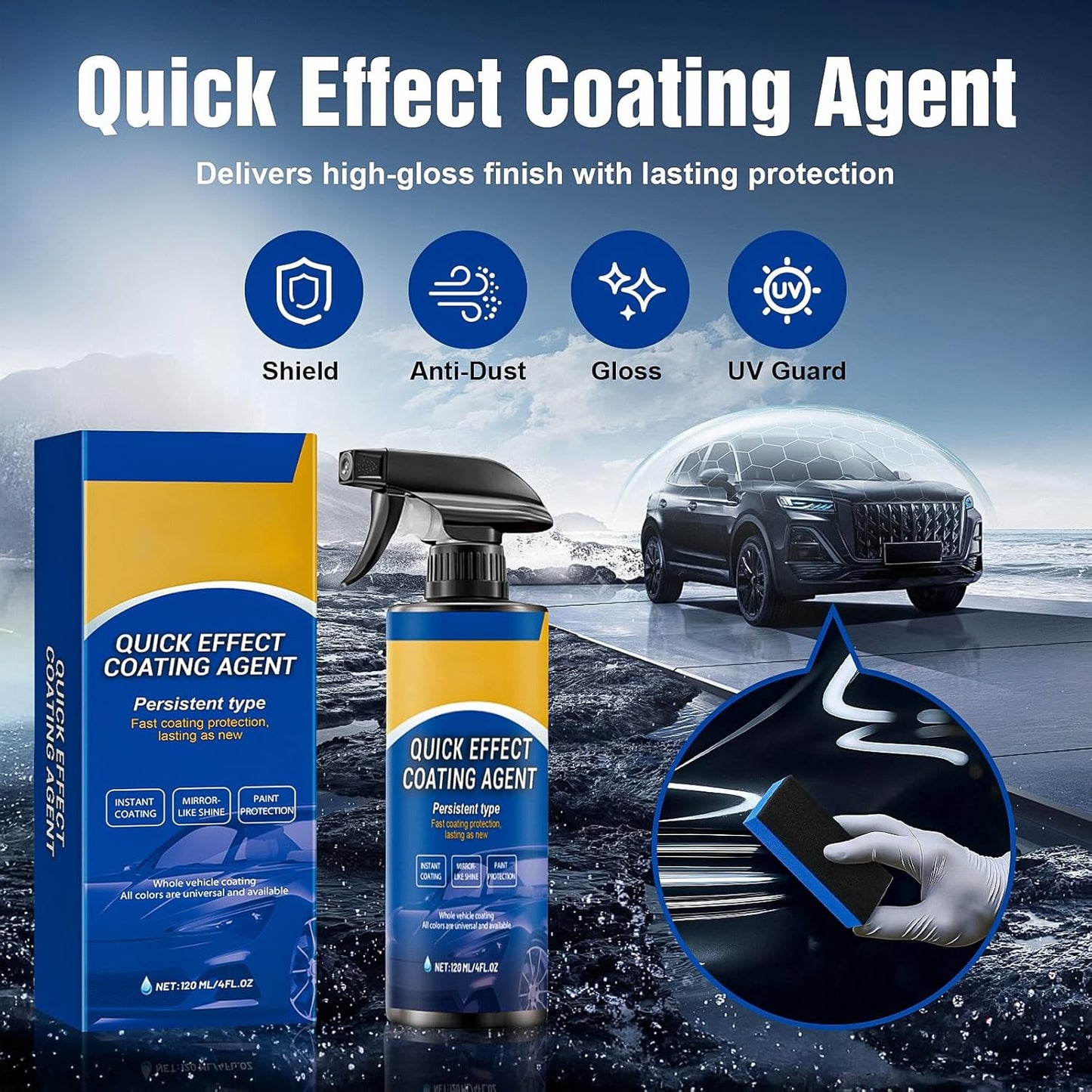 Quick Effect Coating Agent for Car 120ML